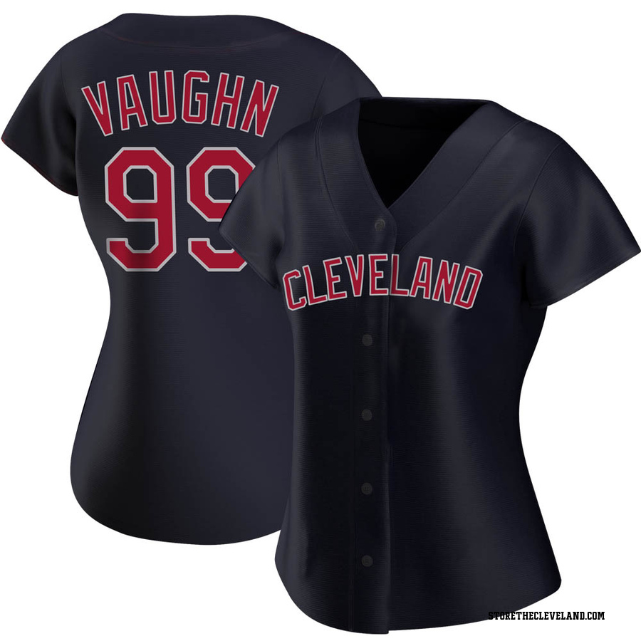 Ricky Vaughn Men's Cleveland Guardians Alternate Jersey - Navy Replica